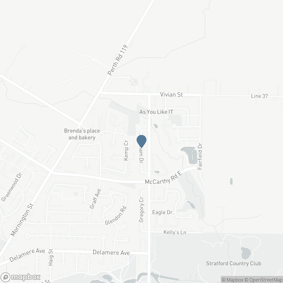 98 ABRAHAM DRIVE, Stratford, Ontario N5A 8B1